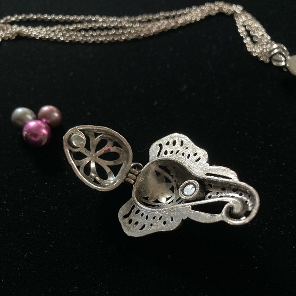 4 pc set plus 6 pearls Ankh Chakra, Lucky Elephant with 2x20” 925 Silver Chains - Picture 7 of 16